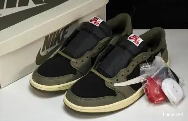 Hyperoad OG 1 Travis OLIVE BLACK Air Low Scott Jordan x 0401